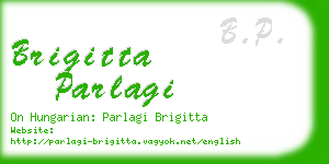 brigitta parlagi business card